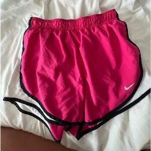 small pink nike shorts